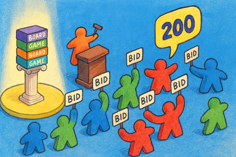 Board games bundle auction